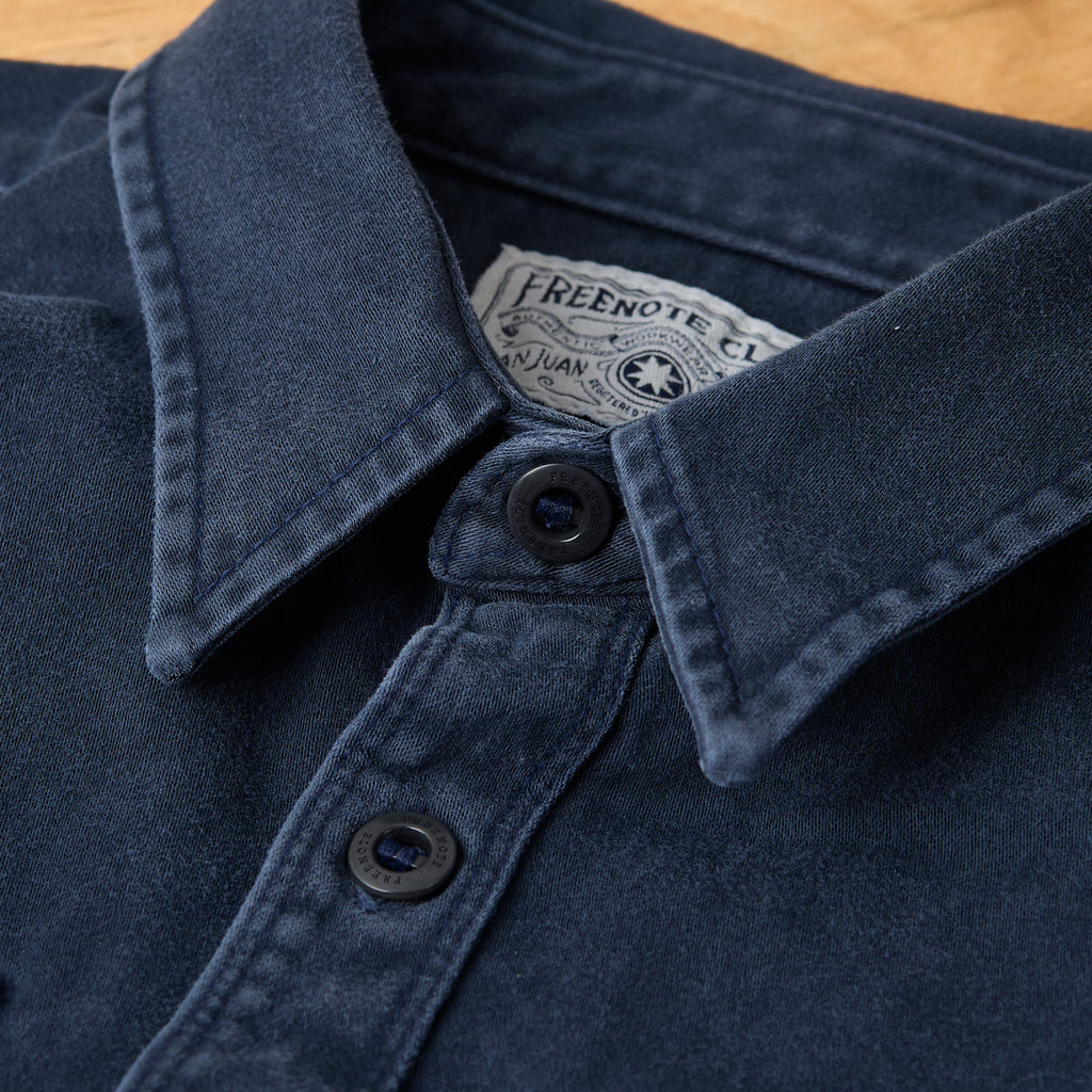 freenote cloth | utility shirt navy - Bild 3