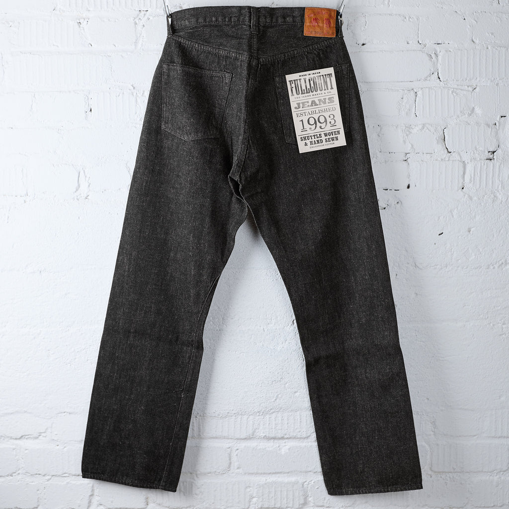 fullcount | 0105bkss 11.5oz straight denim (super smooth) black - Bild 3