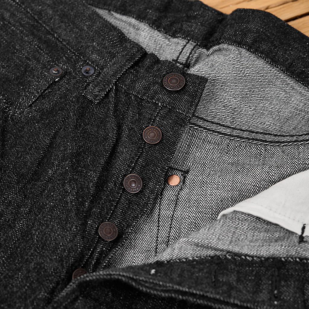 fullcount | 0105bkss 11.5oz straight denim (super smooth) black - Bild 4