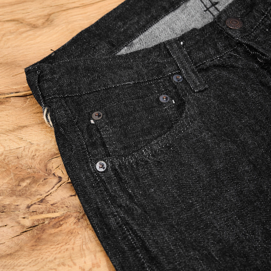 fullcount | 1101bkss 11.5oz straight denim (super smooth) black - Bild 4