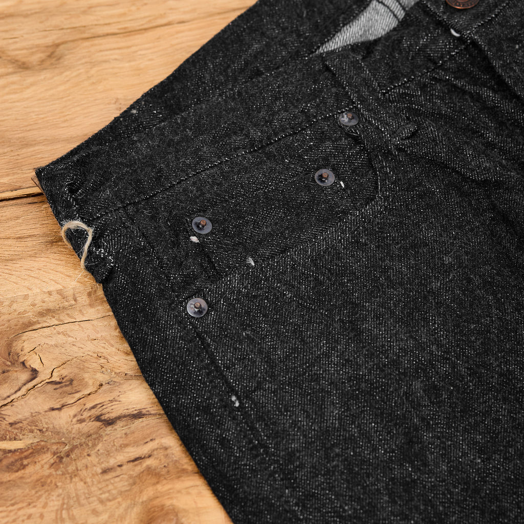 fullcount | 1108bkss 11.5oz slim straight denim (super smooth) black - Bild 4