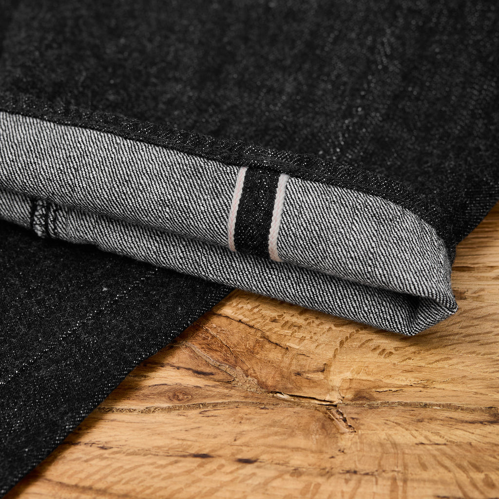 fullcount | 1108bkss 11.5oz slim straight denim (super smooth) black - Bild 6