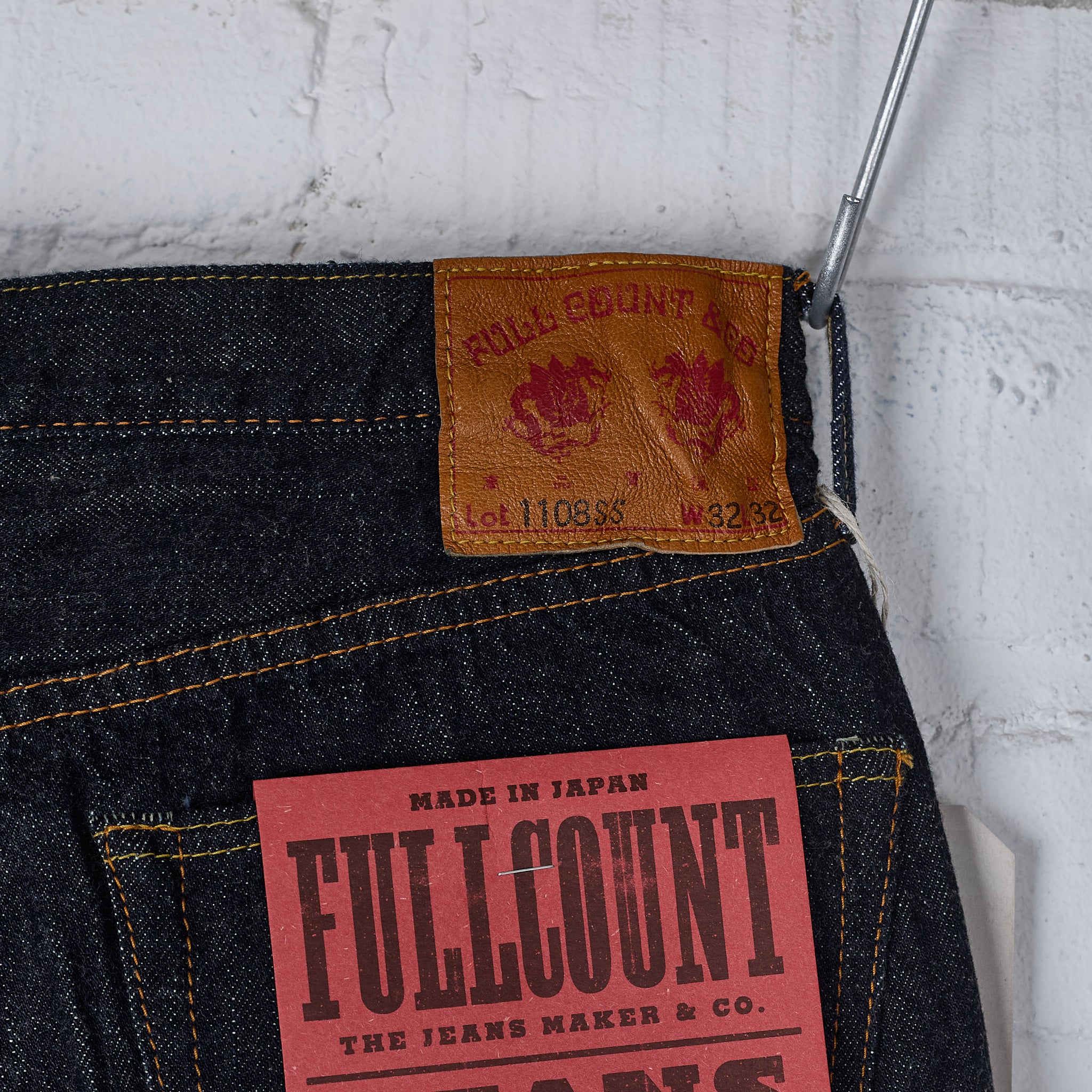 fullcount | 1108ssw 11.5oz slim straight denim (super smooth