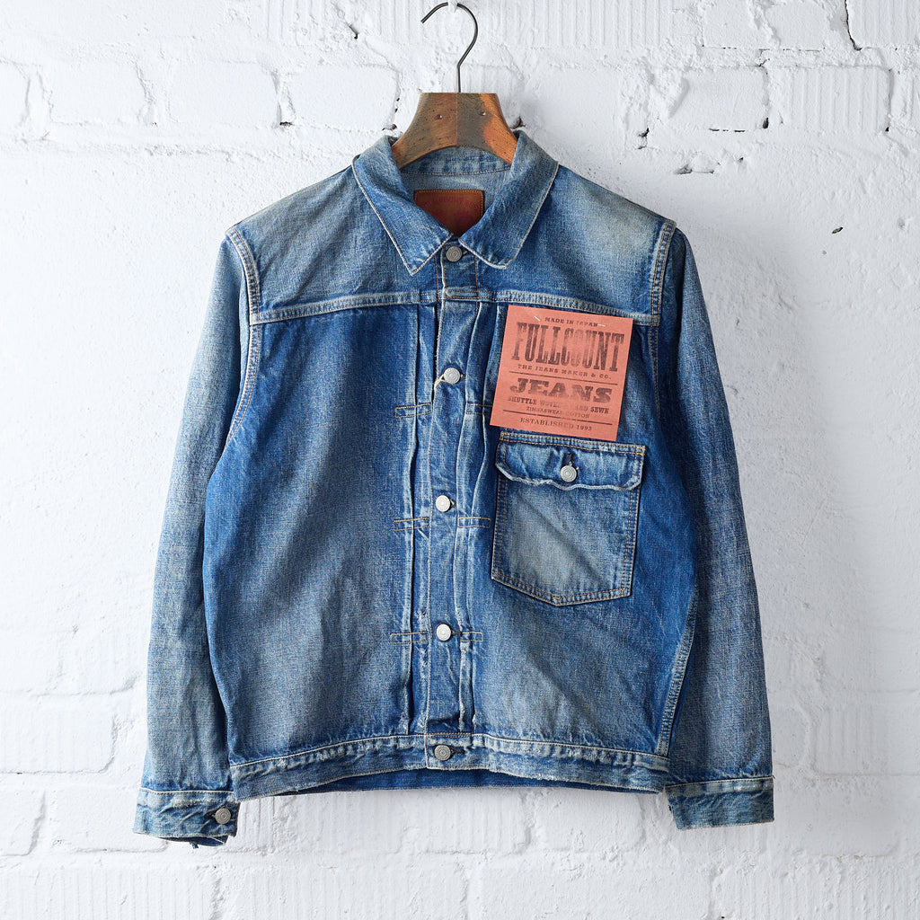 fullcount | 2016-2107e souvenir embroidery type-1 denim jacket hw “more than real”