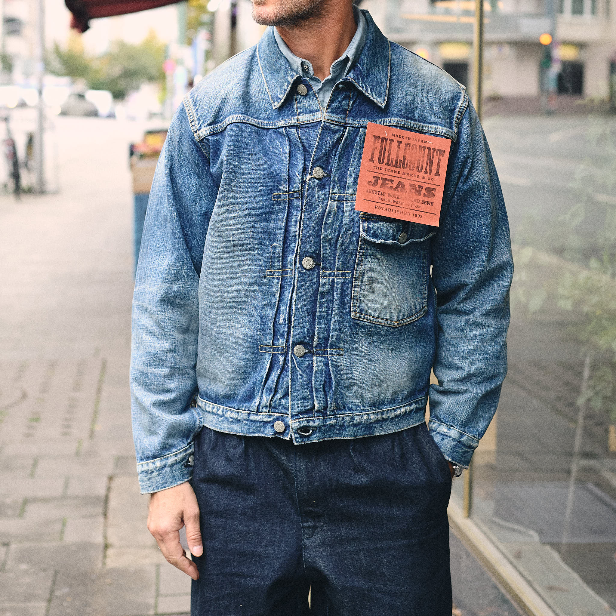 fullcount | 2016-2107e souvenir embroidery type-1 denim jacket hw