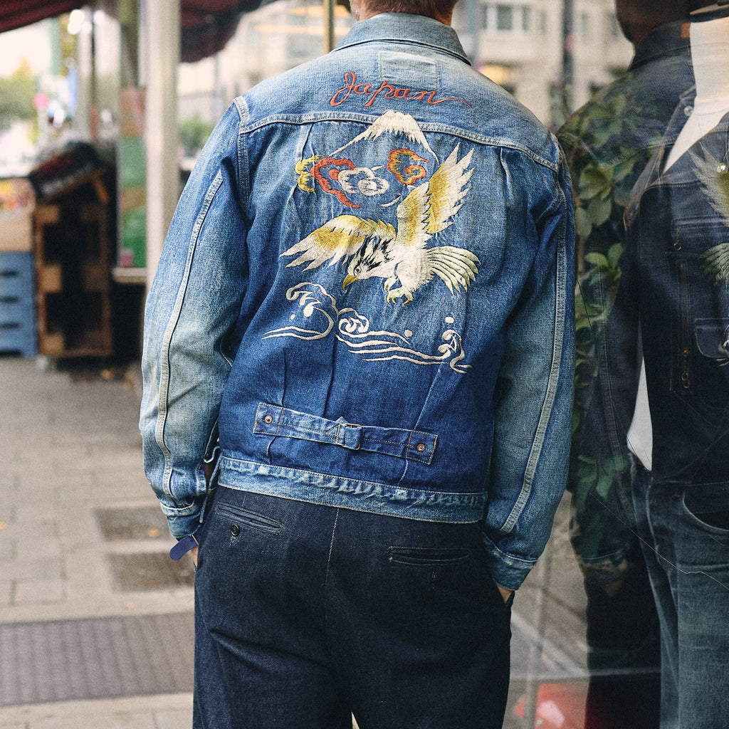 fullcount | 2016-2107e souvenir embroidery type-1 denim jacket hw “more than real” - Bild 2