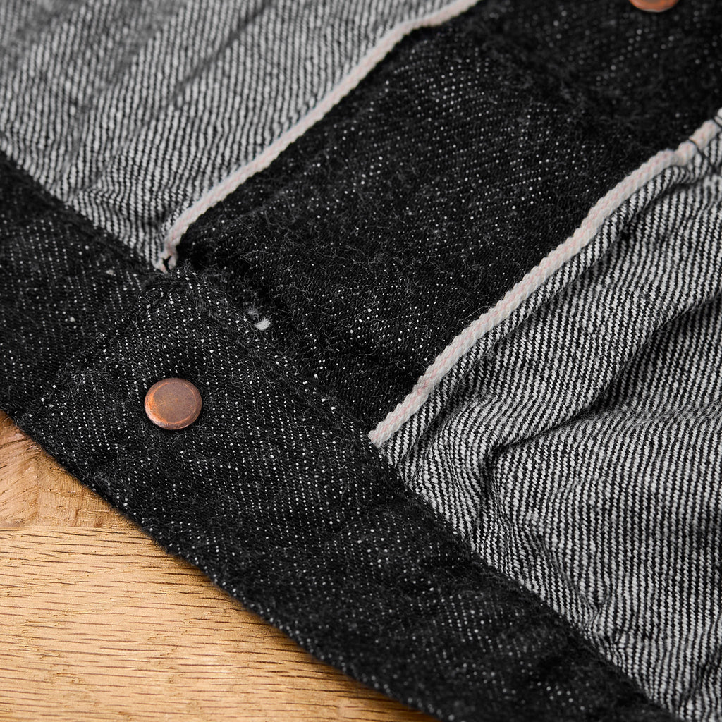 fullcount | 2107bkss 11.5oz type 1 denim jacket (super smooth) black - Bild 5
