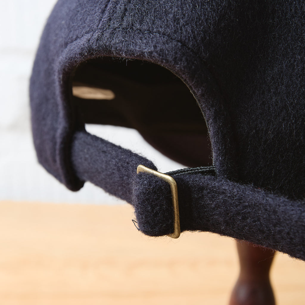 fullcount | 6843-25 6 panel wool melton baseball cap "f" patch - navy - Bild 2