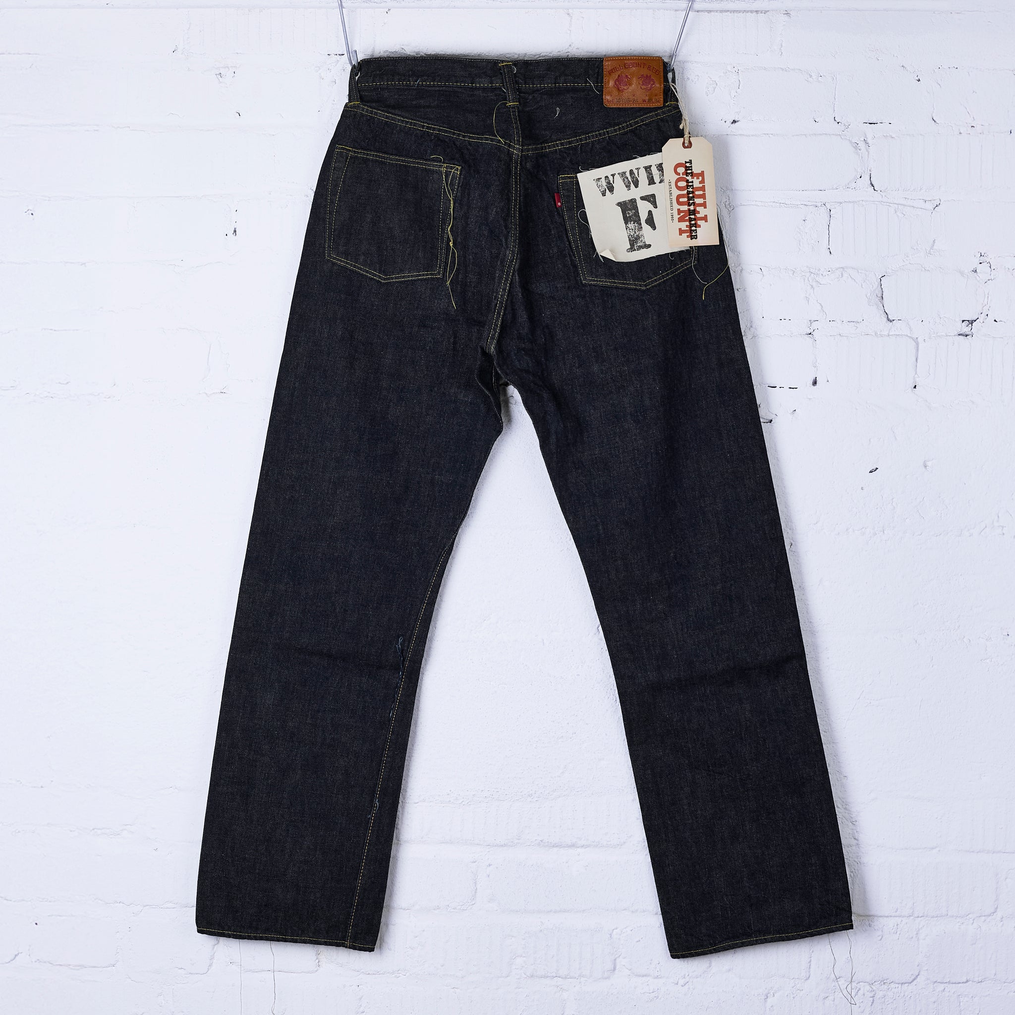 fullcount | s0105-24 wwll model brown cotton - indigo blue – stuf  