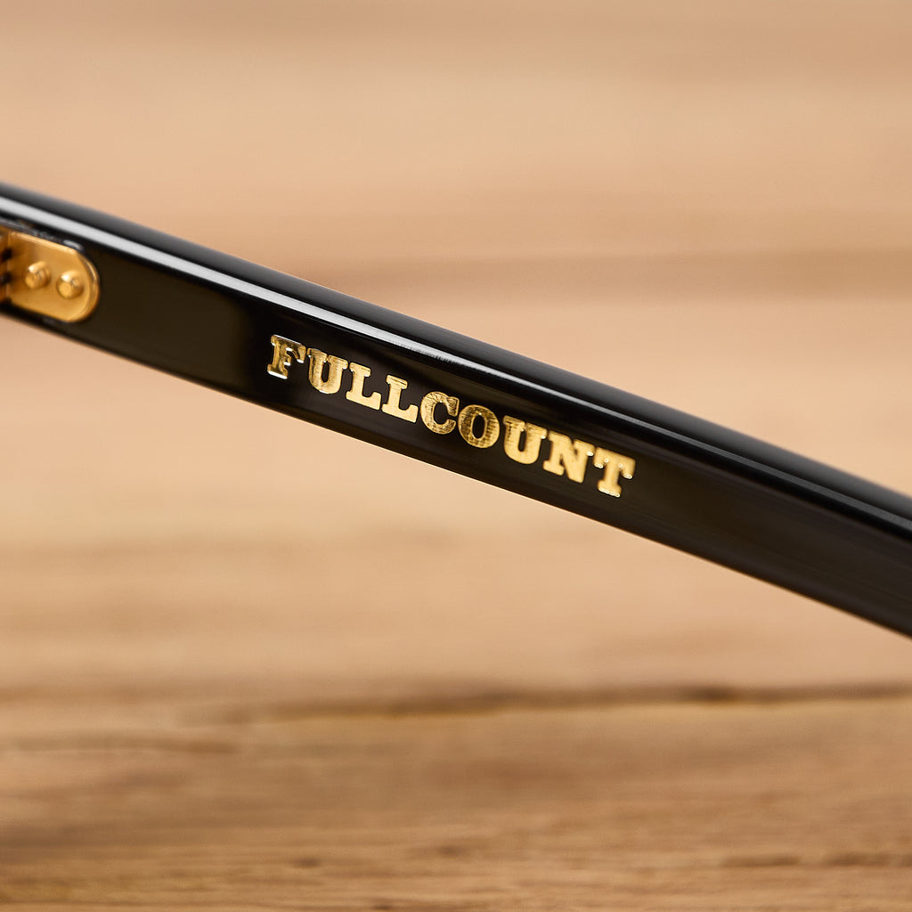 fullcount x kaneko | 6022-3 optical "old parisien" sunglasses - black x green - Bild 3