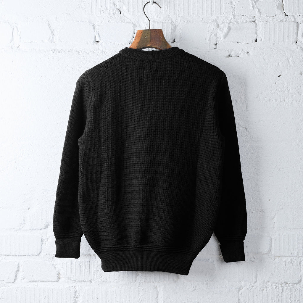 heimat textil | crew neck merino - black - Bild 2