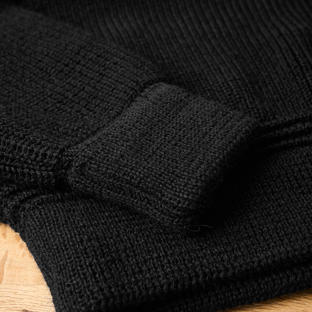 heimat textil | crew neck merino - black - Bild 4