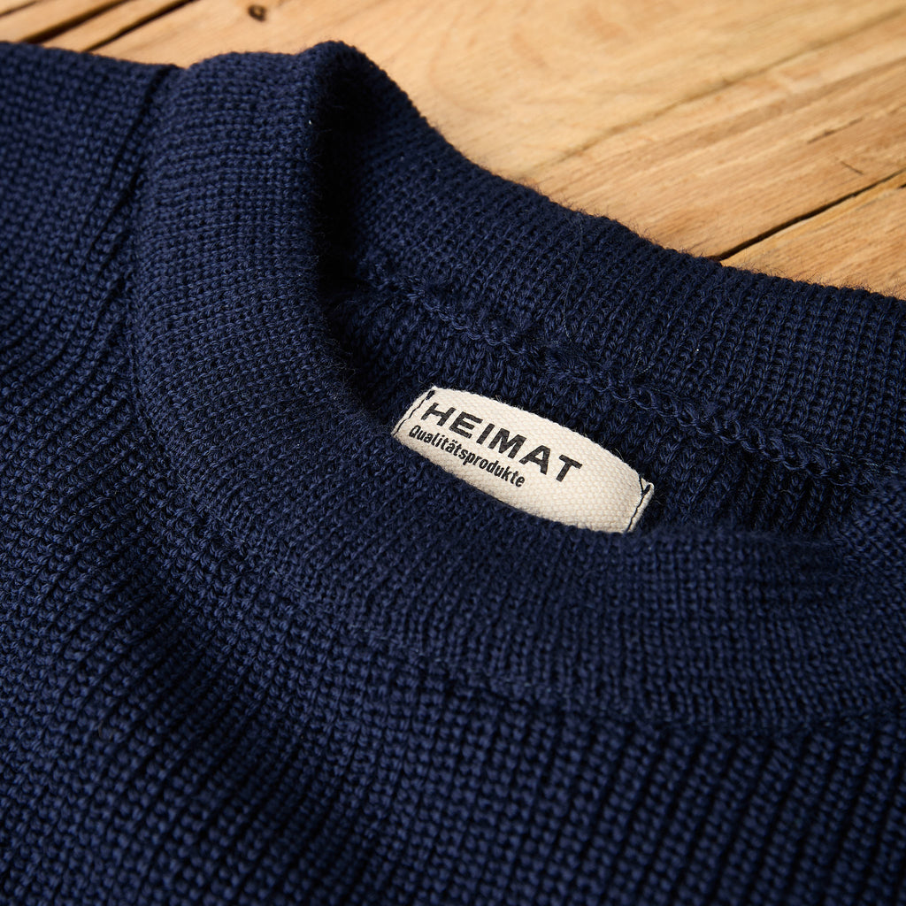 heimat textil | crew neck merino - ink - Bild 3