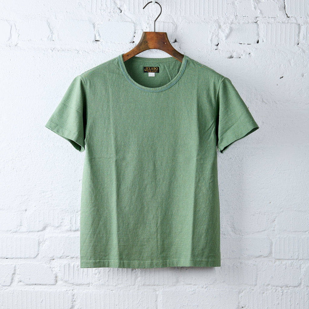 jelado | usmc loopwheel tee - green