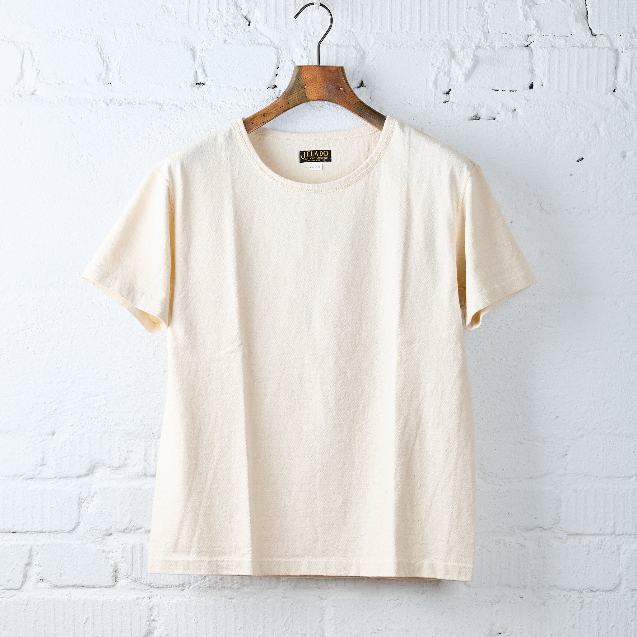 jelado | usmc loopwheel tee - vanilla – stuf|f-official