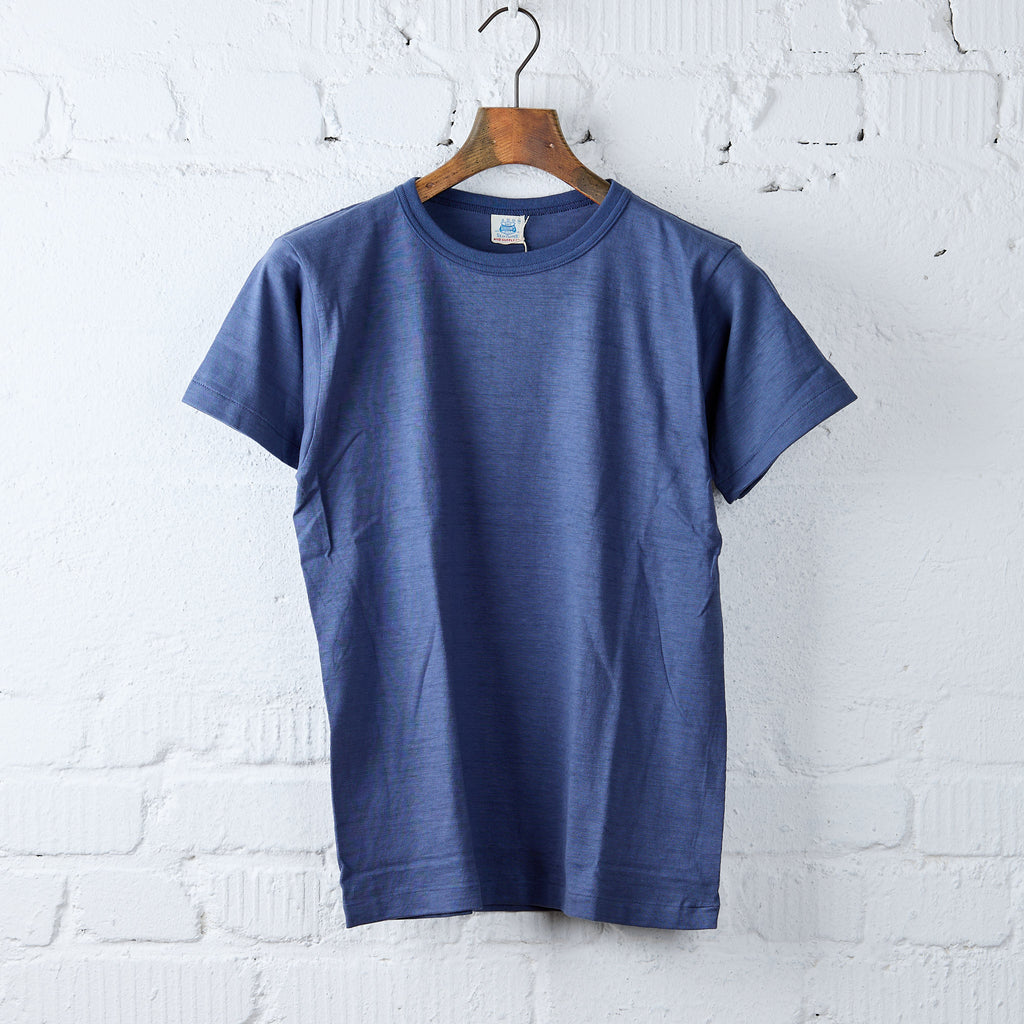 john gluckow by warehouse | jg-cs06 standard t-shirt fade blue