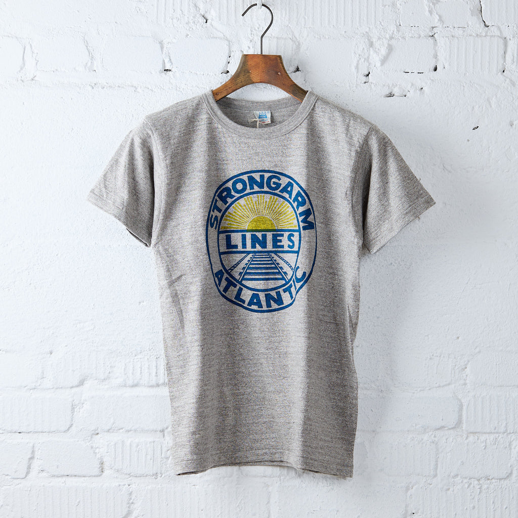 john gluckow by warehouse | jg-cs06 strongarm atlantic tee heather grey