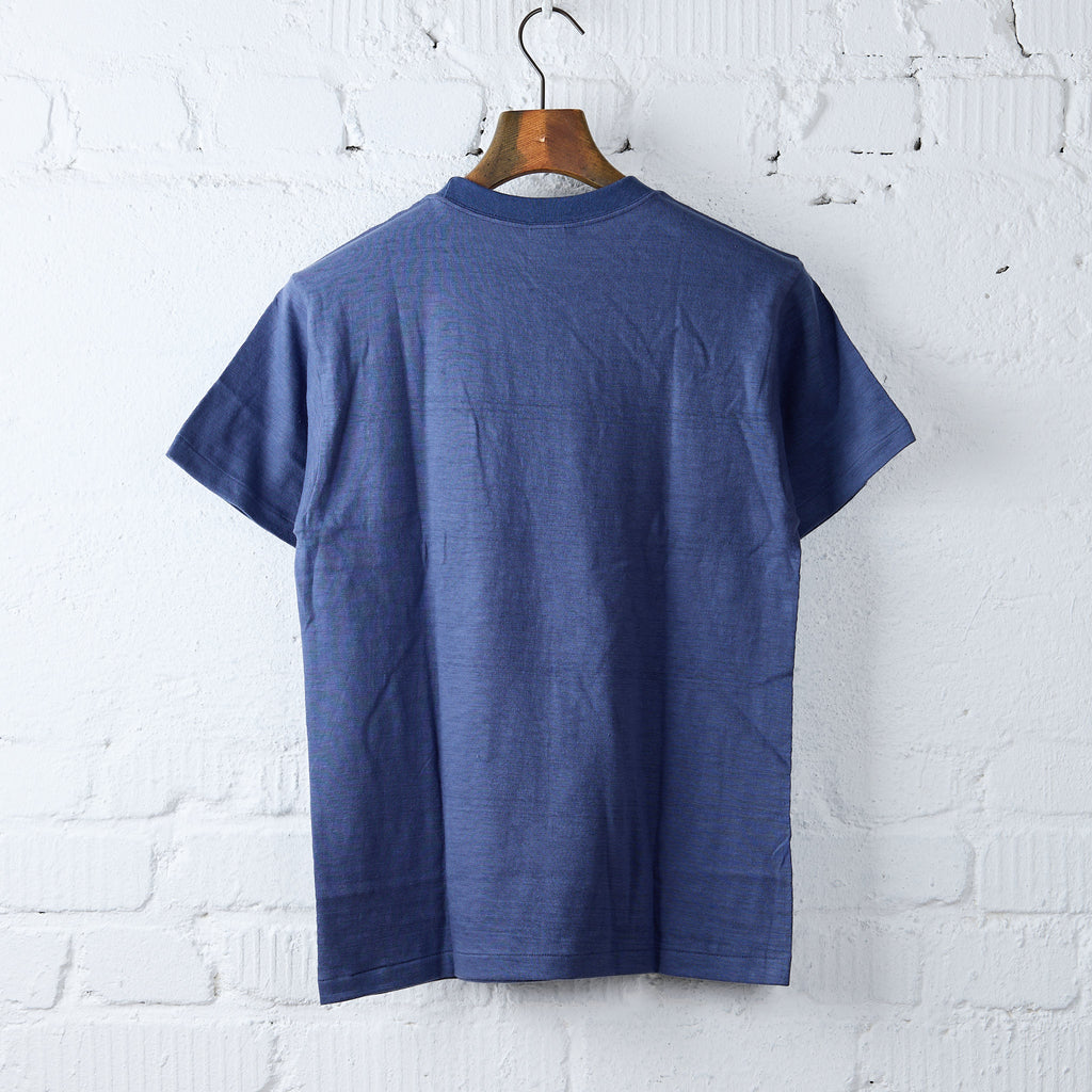 john gluckow by warehouse | jg-cs07 standard pocket t-shirt fade blue - Bild 2