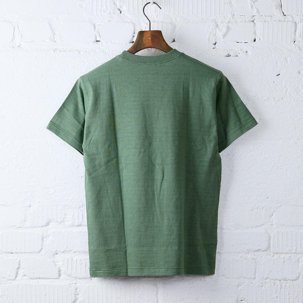john gluckow by warehouse | jg-cs07 standard pocket t-shirt mc green - Bild 2