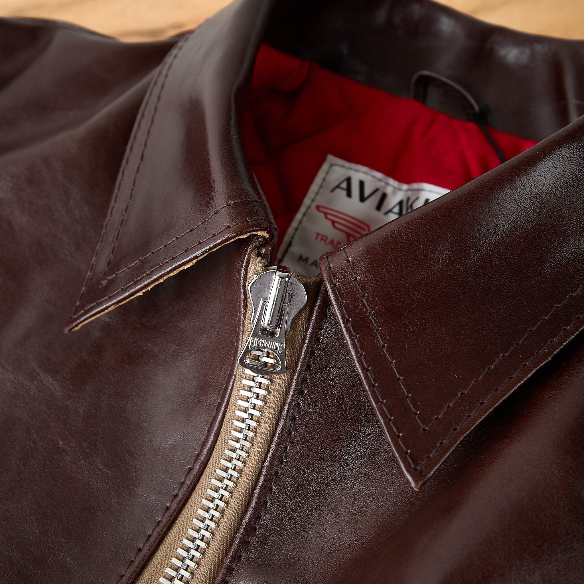 lewis leathers | the corsair no. 60 cow hide - veg tan brown