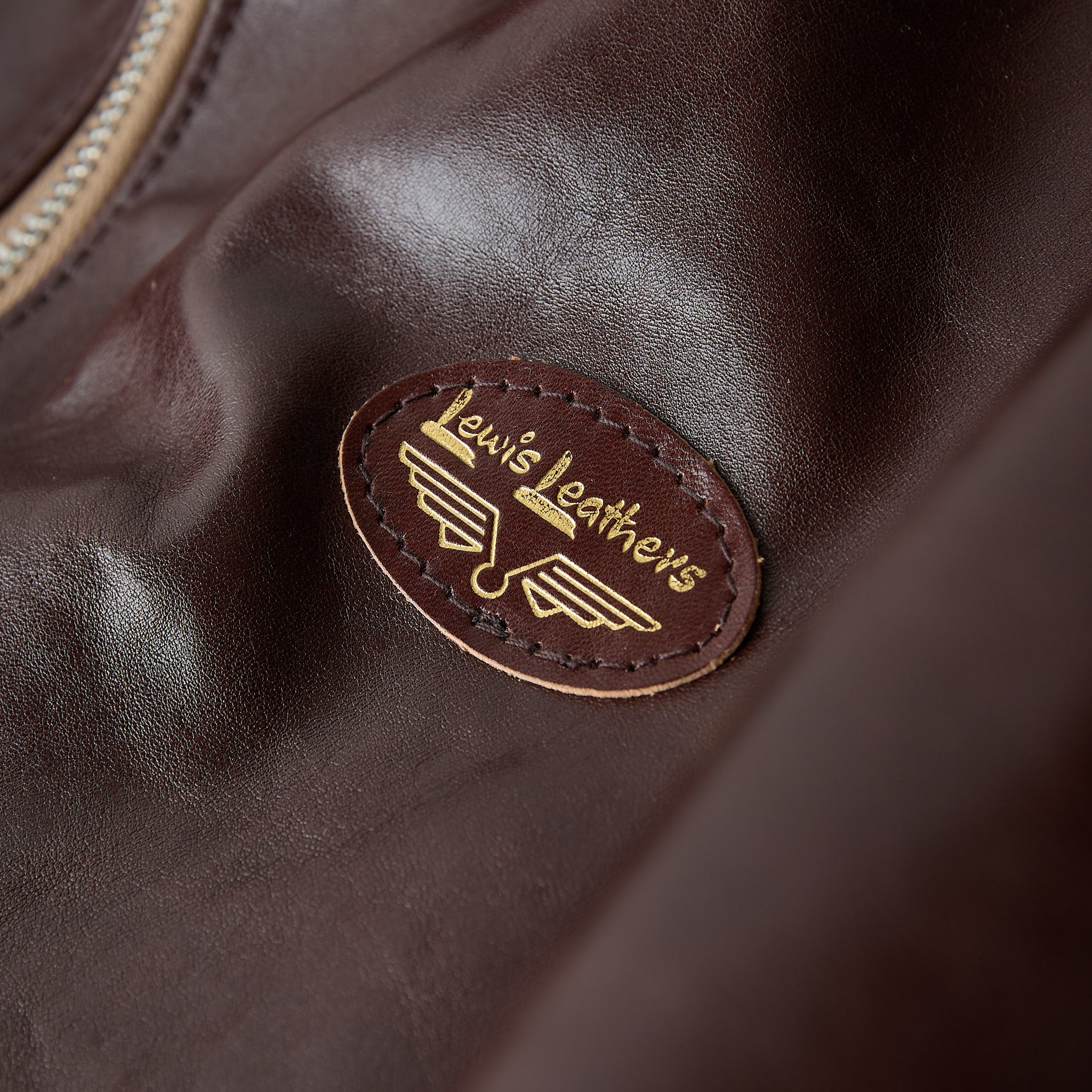 lewis leathers | the corsair no. 60 cow hide - veg tan brown