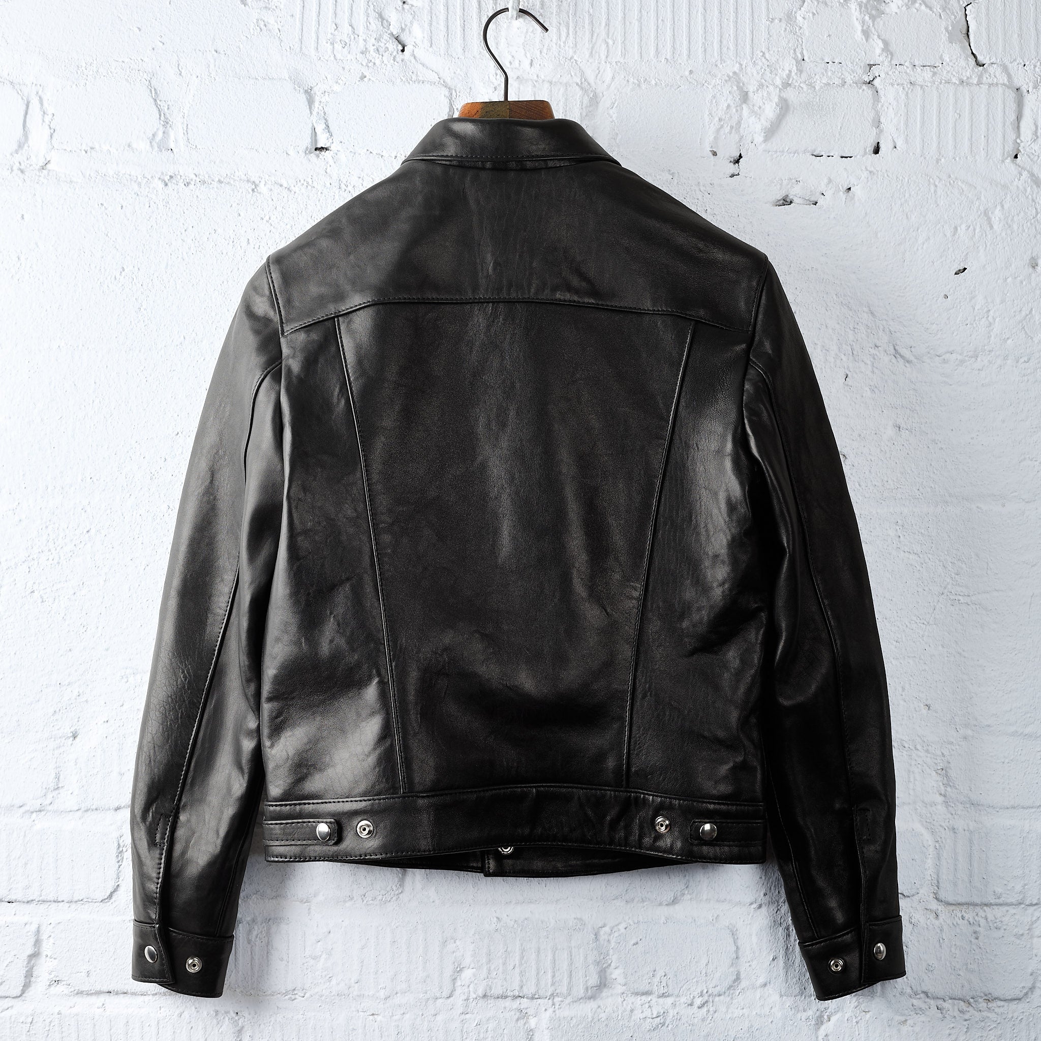 lewis leathers | western jkt no. 988 sheep - black – stuf|f-official