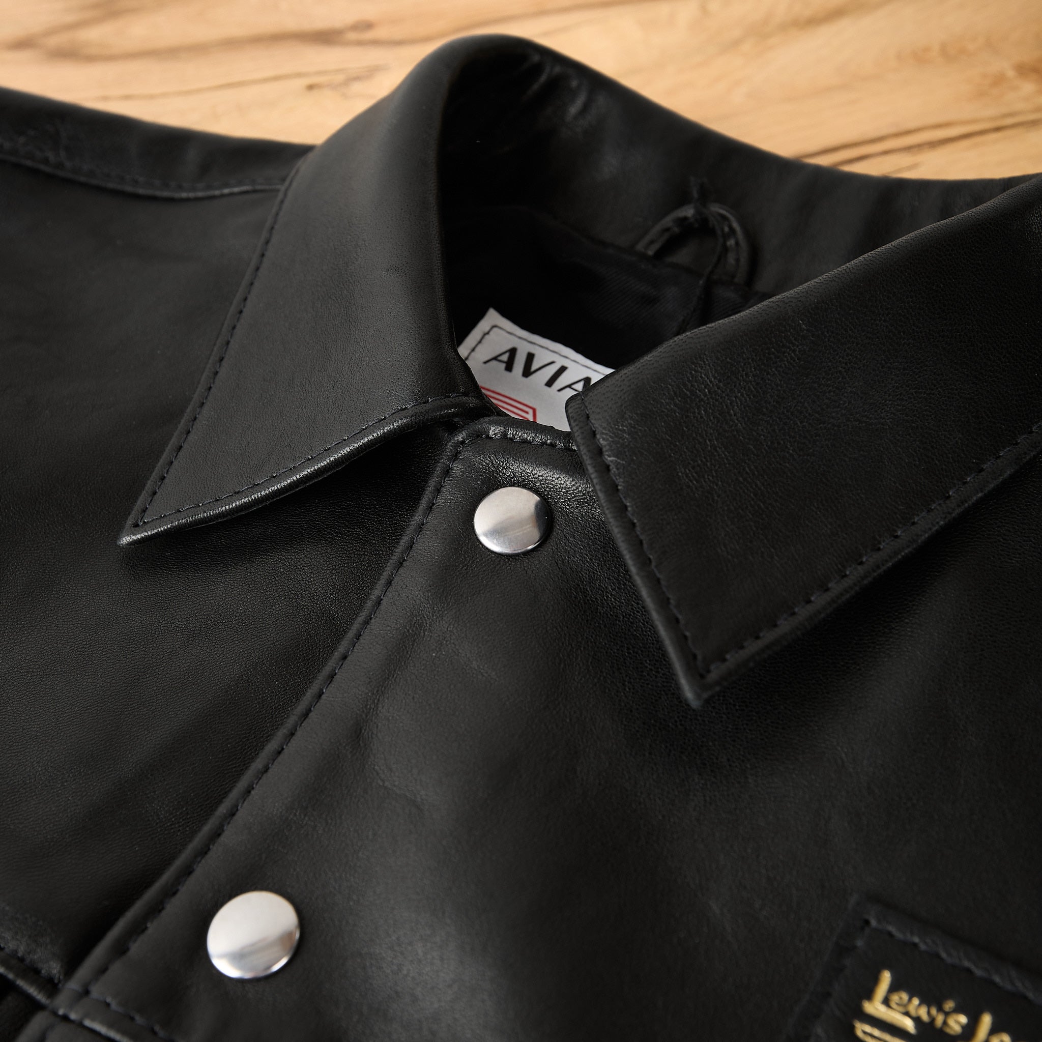 lewis leathers | western jkt no. 988 sheep - black – stuf|f-official