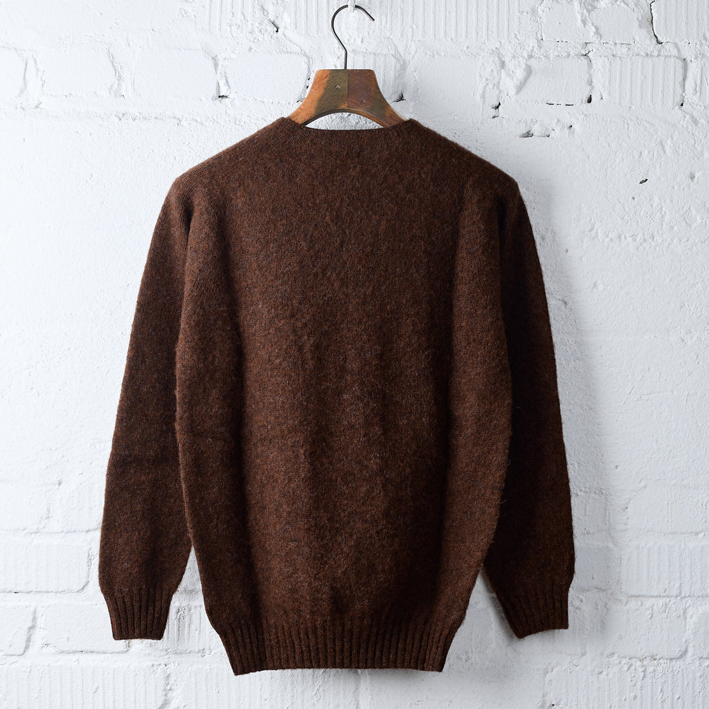 malloch's | brown kelso brushed shetland jumper - Bild 3