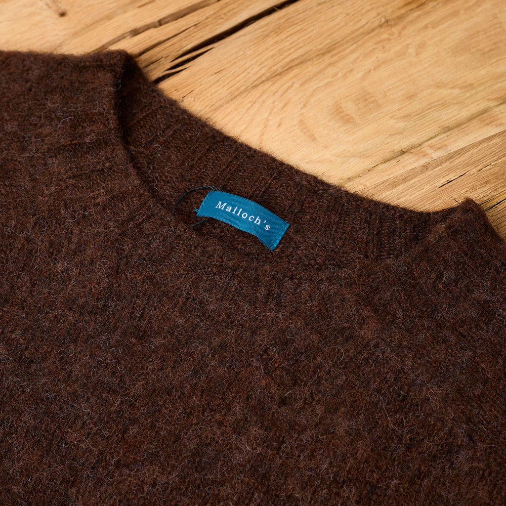 malloch's | brown kelso brushed shetland jumper - Bild 4
