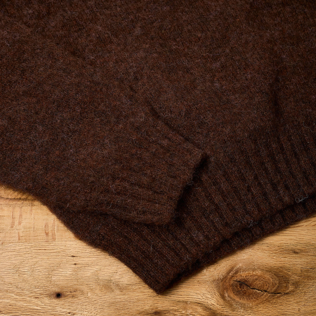 malloch's | brown kelso brushed shetland jumper - Bild 5