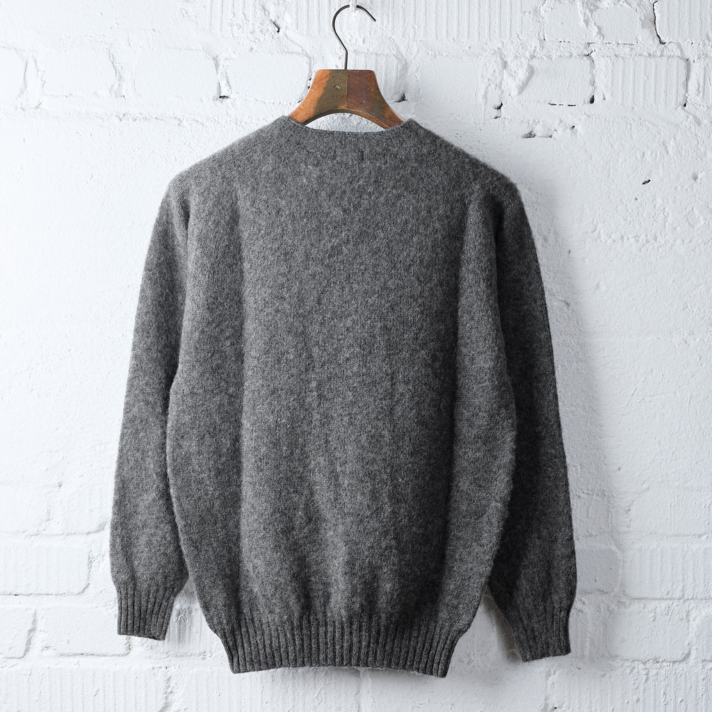malloch's | grey kelso brushed shetland jumper - Bild 3