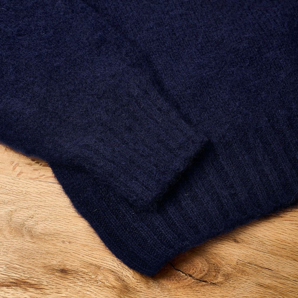 malloch's | navy kelso brushed shetland jumper - Bild 5