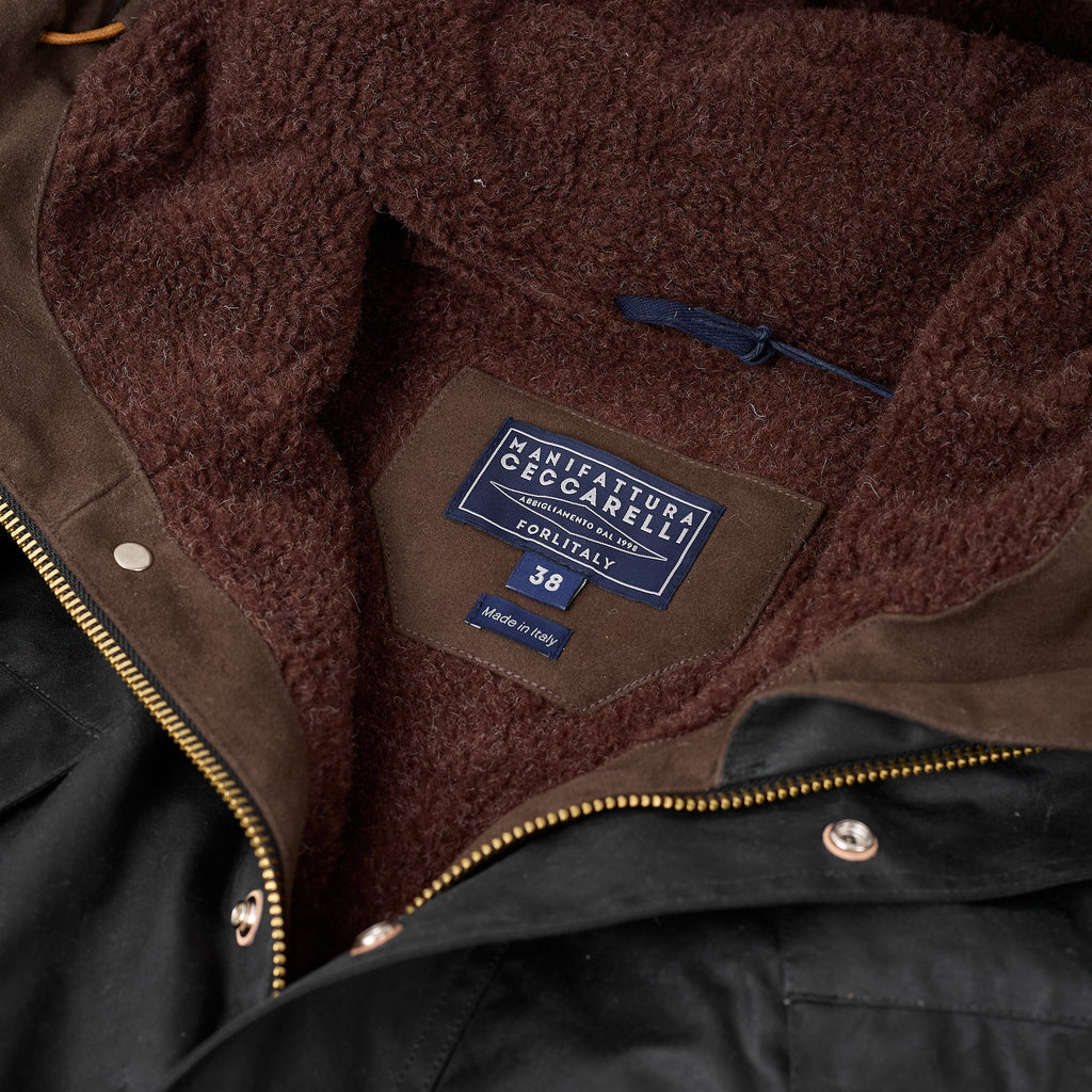 manifattura ceccarelli | 7013-wx long mountain jacket black - Bild 3