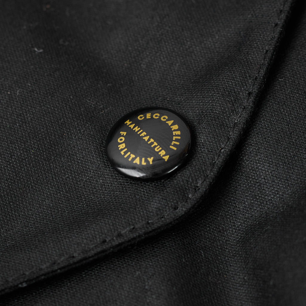 manifattura ceccarelli | 7013-wx long mountain jacket black - Bild 5