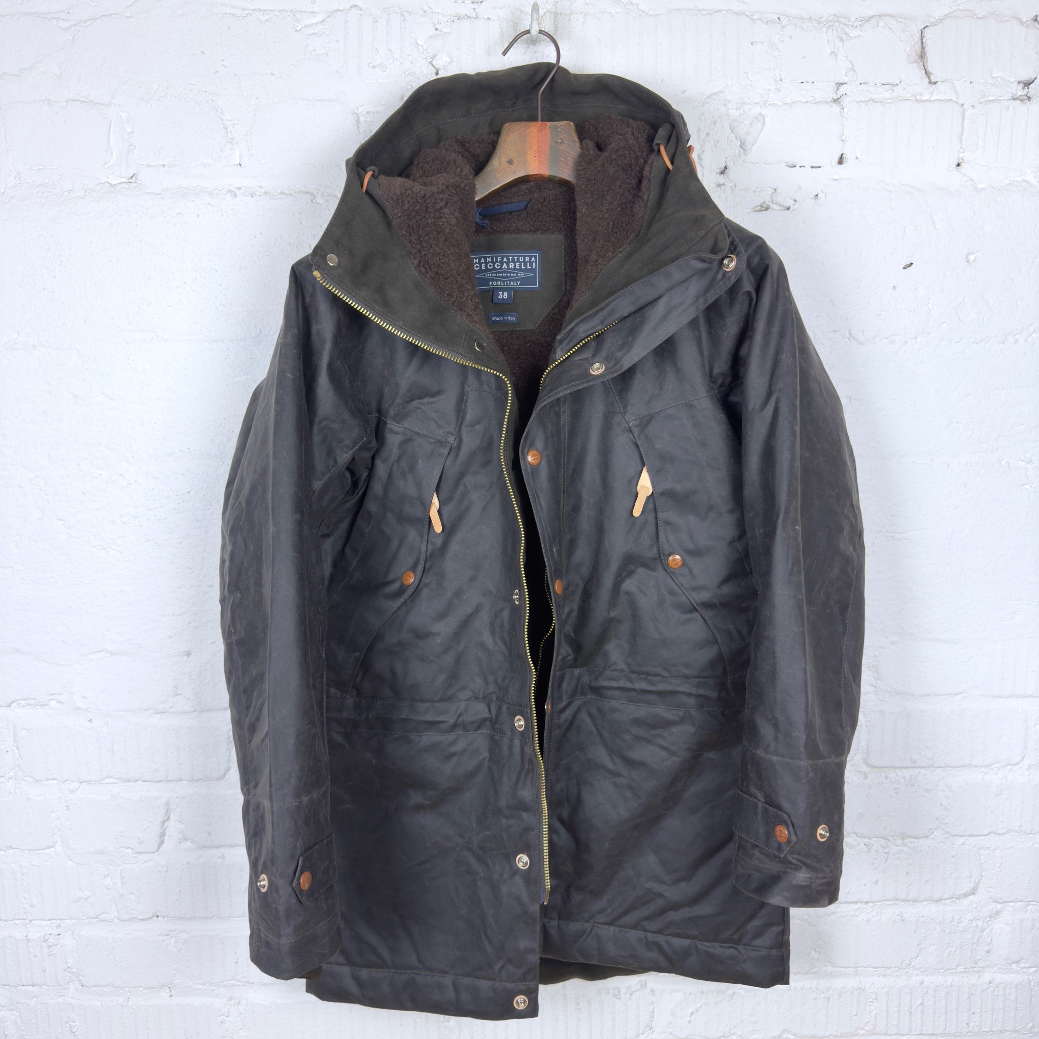 ジャケット・アウター MANIFATTURA CECCARELLI 38 Manifattura Ceccarelli | Dark Tan Cotton Canvas All Season Coat