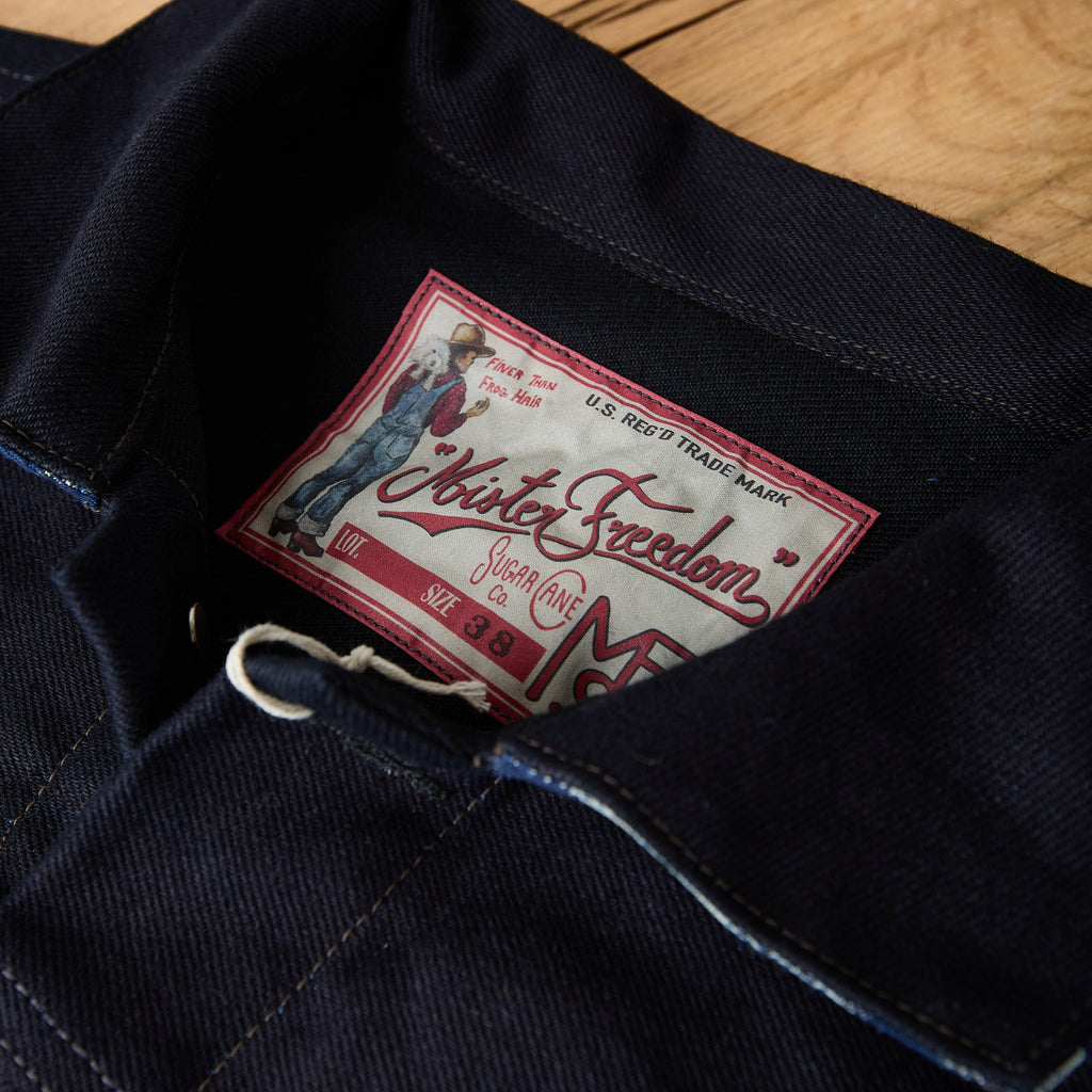 mister freedom | ranch blouse - midnight denim – stuf|f-official