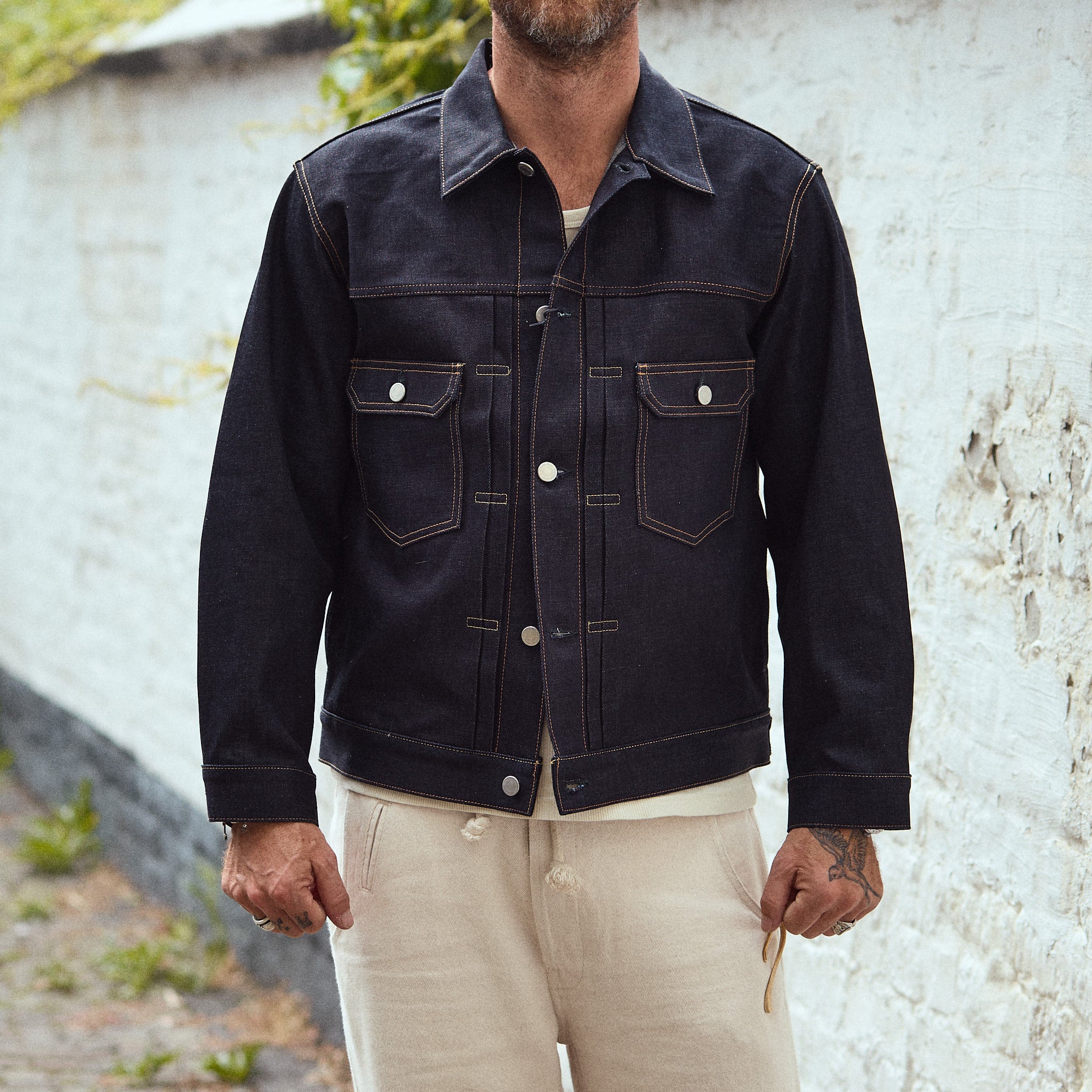 momotaro | #002 standard denim jacket 14.7oz – stuf|f-official