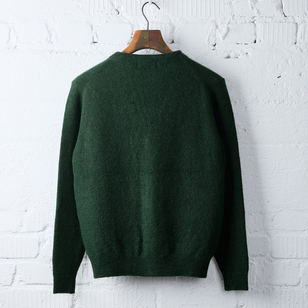 mooncastle | m2203 mohair cardigan dark green - Bild 2
