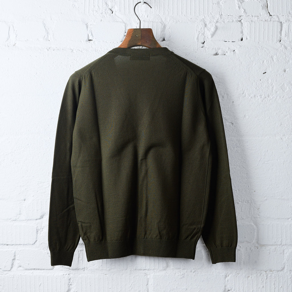 mooncastle | wool cardigan dark olive - Bild 2