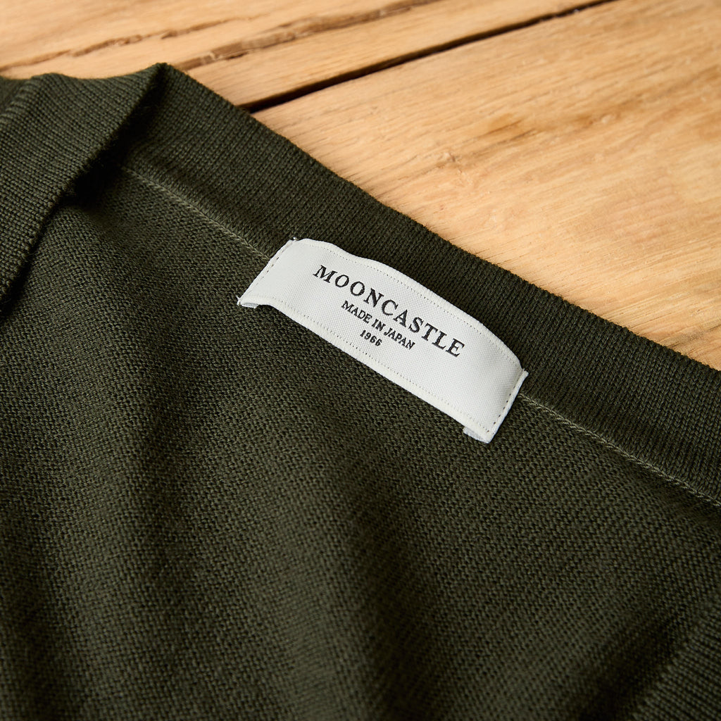 mooncastle | wool cardigan dark olive - Bild 3