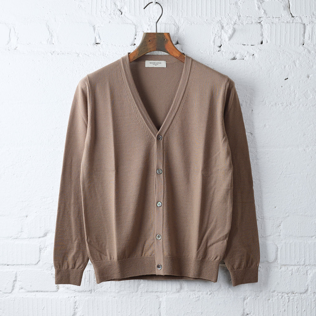 mooncastle | wool cardigan sand beige