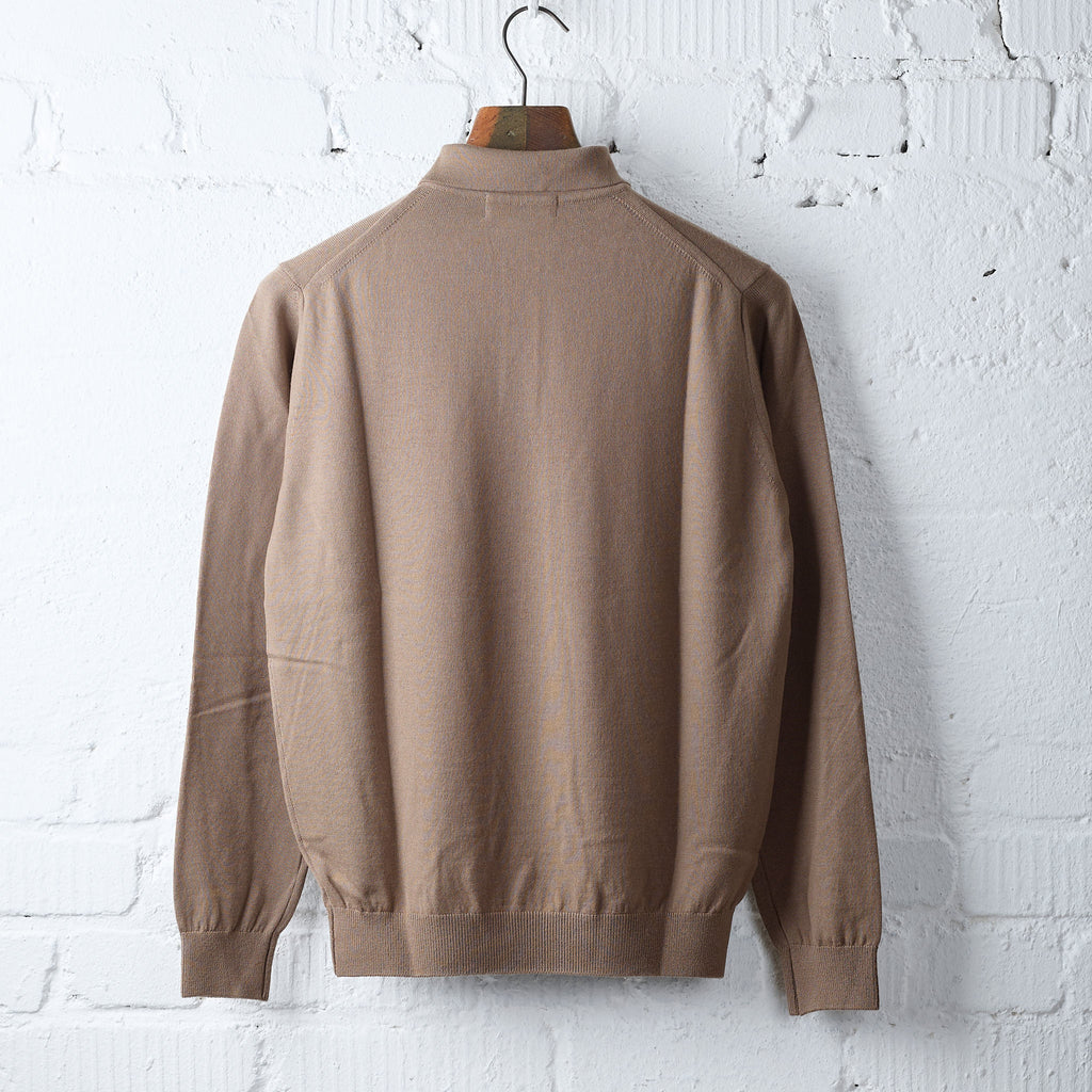 mooncastle | wool polo neck knit sand beige - Bild 2