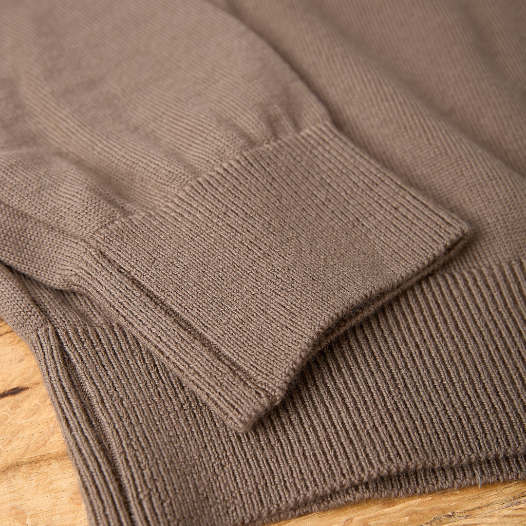 mooncastle | wool polo neck knit sand beige - Bild 5