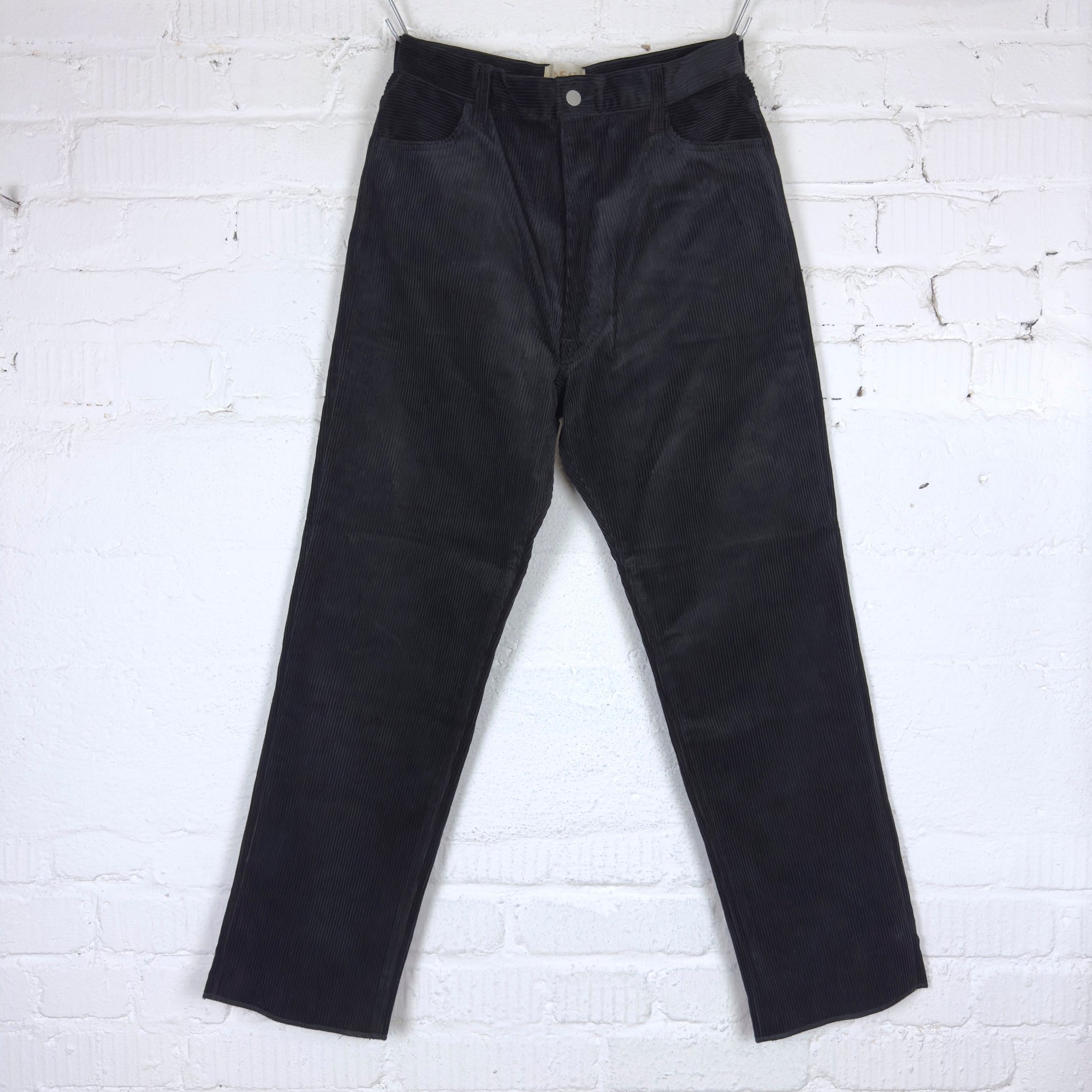 neat | corduroy pants black