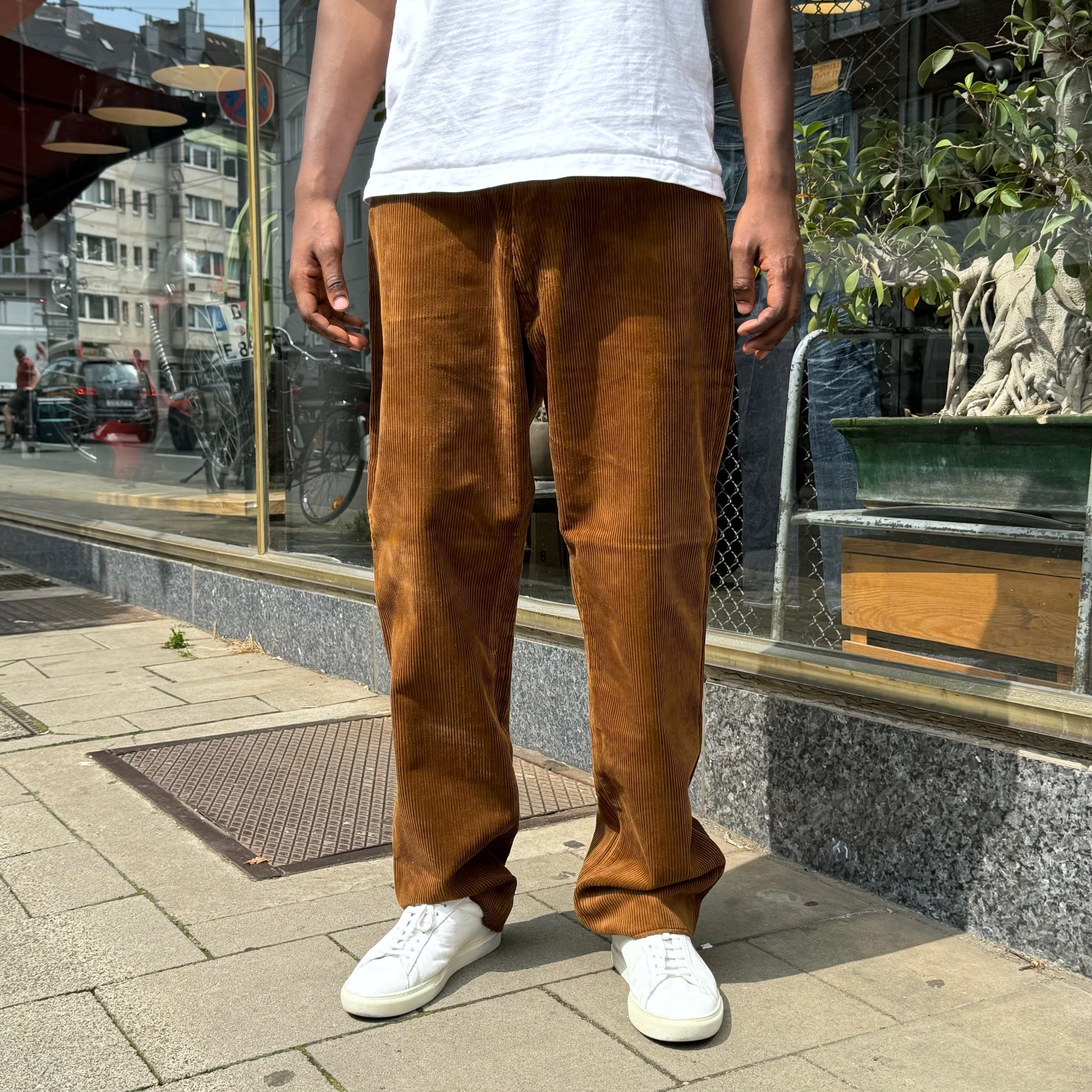 neat | corduroy pants brown – stuf|f-official