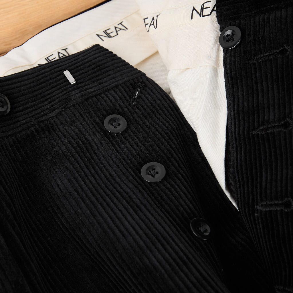 neat | highdensity corduroy standard - black - Bild 2