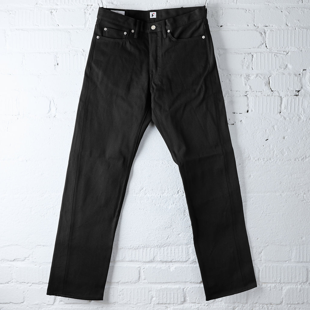 nimude | vinz 13oz black jeans - wide straight