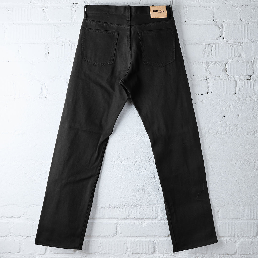 nimude | vinz 13oz black jeans - wide straight - Bild 5