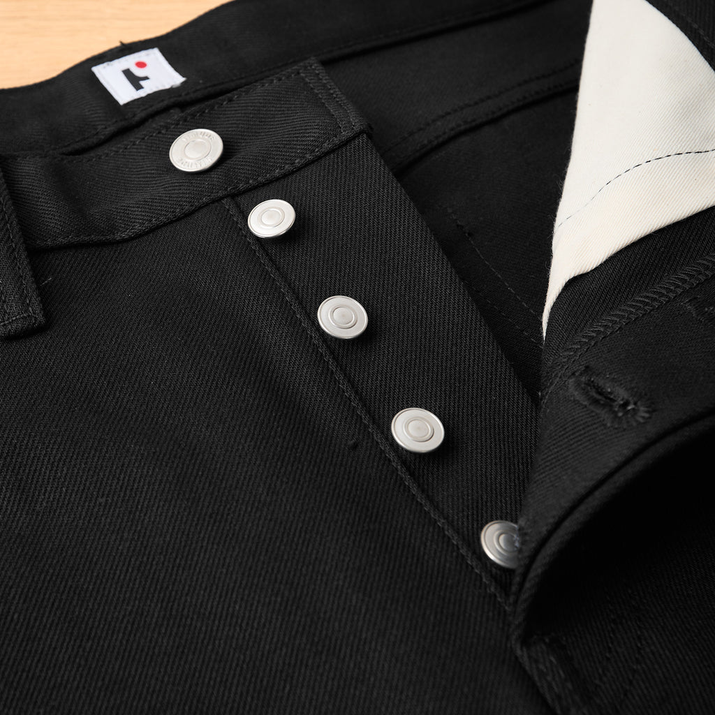 nimude | vinz 13oz black jeans - wide straight - Bild 6