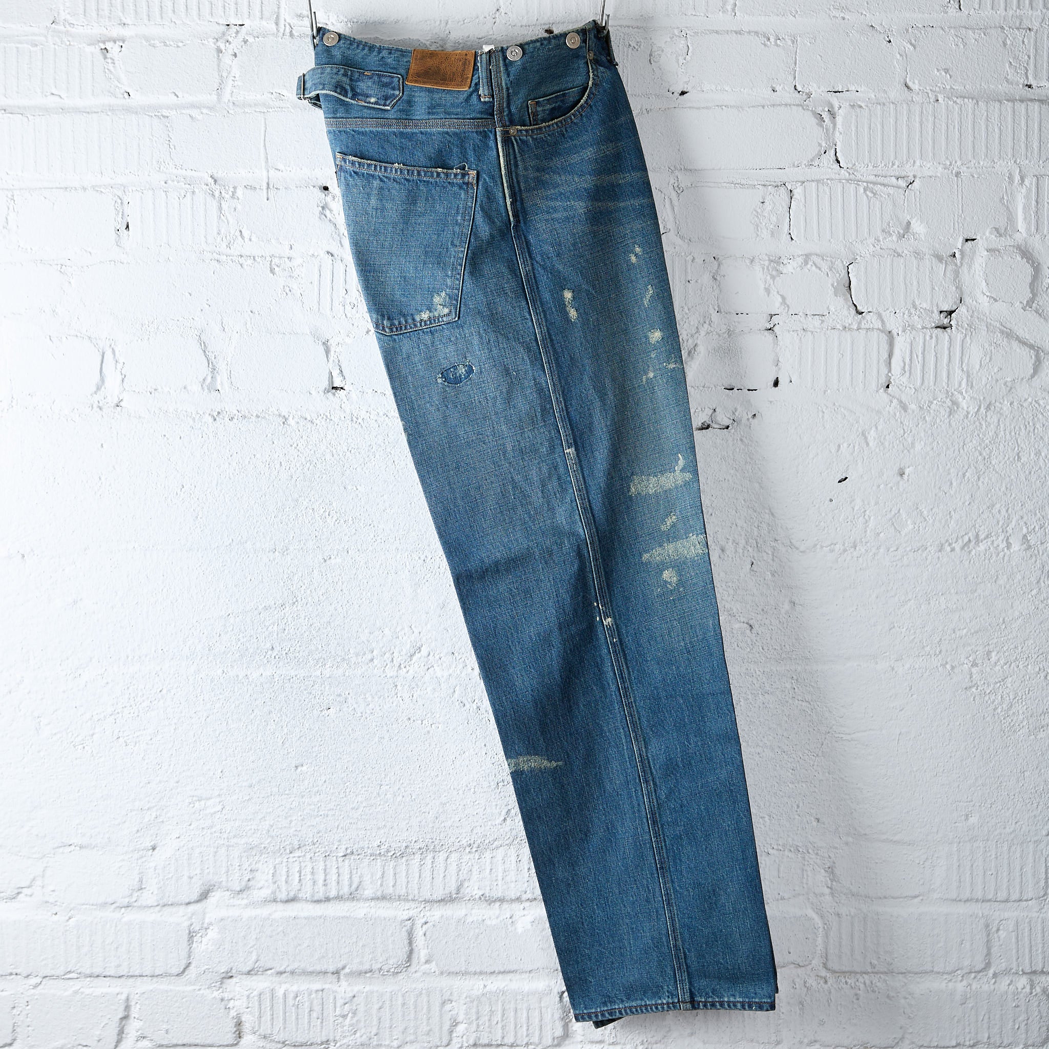 old joe brand | beltless waist jean trouser